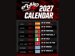 EnduroGP 2027 - Οκτώ αγώνες σε πέντε χώρες – Στην Ελλάδα θα κριθούν οι παγκόσμιοι τίτλοι