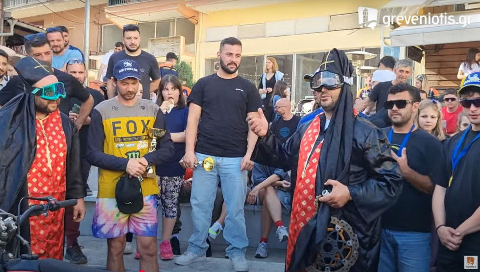 Οργή του Μητροπολίτη Γρεβενών για συμβάν στην απονομή του πρωταθλήματος Enduro στον Πάνο Κουζή