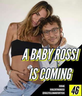 Ο Valentino Rossi και η Fransesca Sofia Novello περιμένουν το πρώτο τους παιδί!