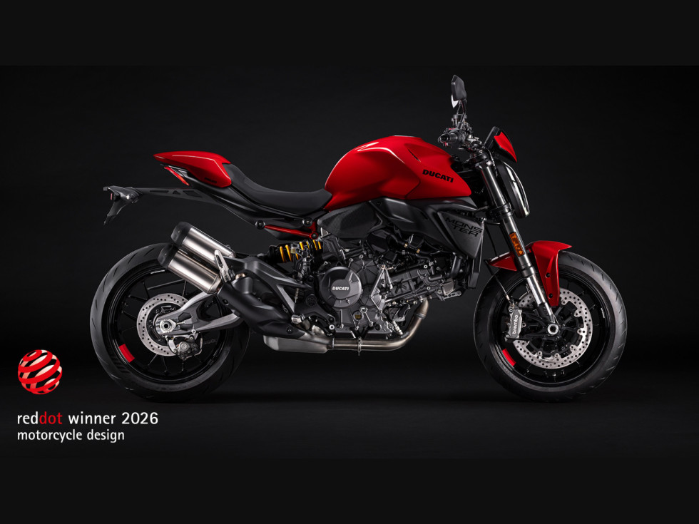Ducati Monster - Red Dot Design Award 2026 για την πέμπτη γενιά του μοντέλου