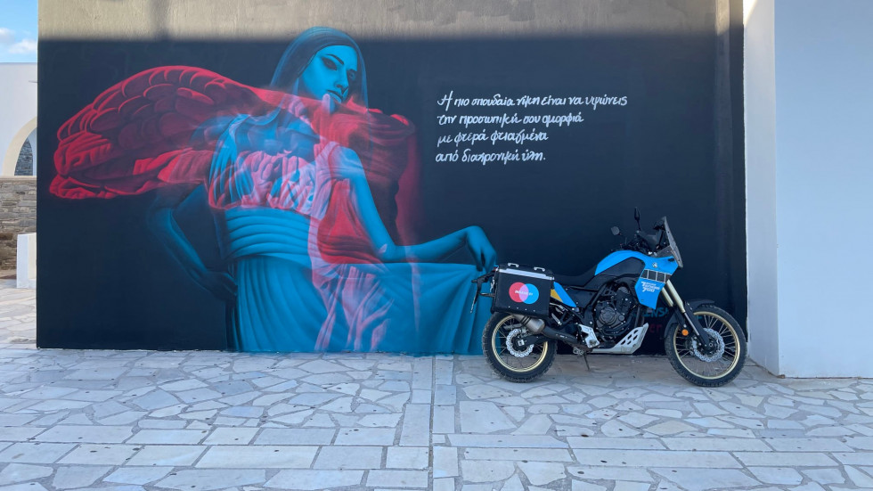 Η Yamaha χορηγεί με μια Tenere 700 Rally Edition την 2η σεζόν της εκπομπής 'Η Τέχνη του Δρόμου' της ΕΡΤ3