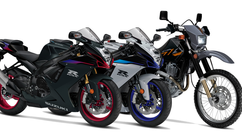 Suzuki - Νέα χρώματα 2026 για GSX-R750, GSX-R600 και DR650S