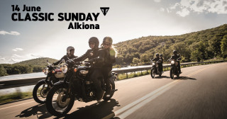 Triumph Classic Sunday – Εκδρομή στην Αλκυόνα με δυνατότητα test ride