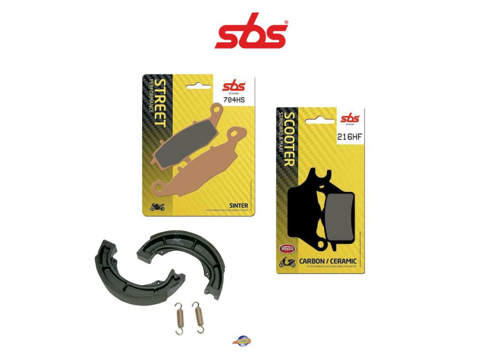 SBS - Τακάκια και σιαγόνες φρένων για Σκούτερ