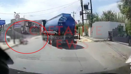 Σφοδρό τροχαίο στην Αμμουδάρα Κρήτης – Δικυκλιστής συγκρούστηκε με βυτιοφόρο (βίντεο)