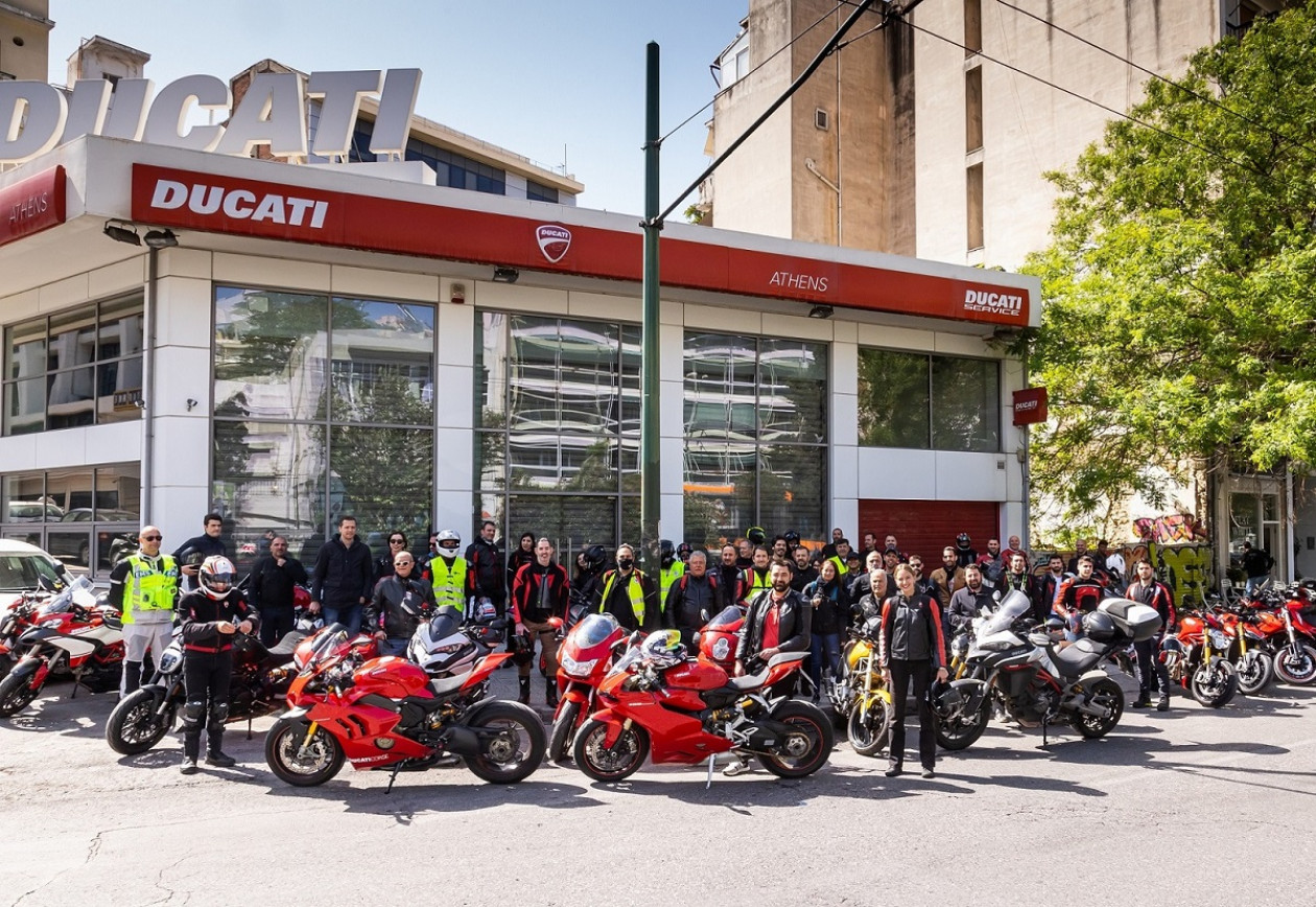 Συνάντηση των Ducatisti στο Ducati Athens στις 7/5/2022