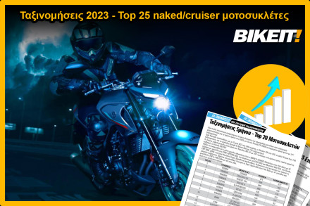Ταξινομήσεις 2023, naked/cruiser μοτοσυκλέτες – Top 25 μοντέλων