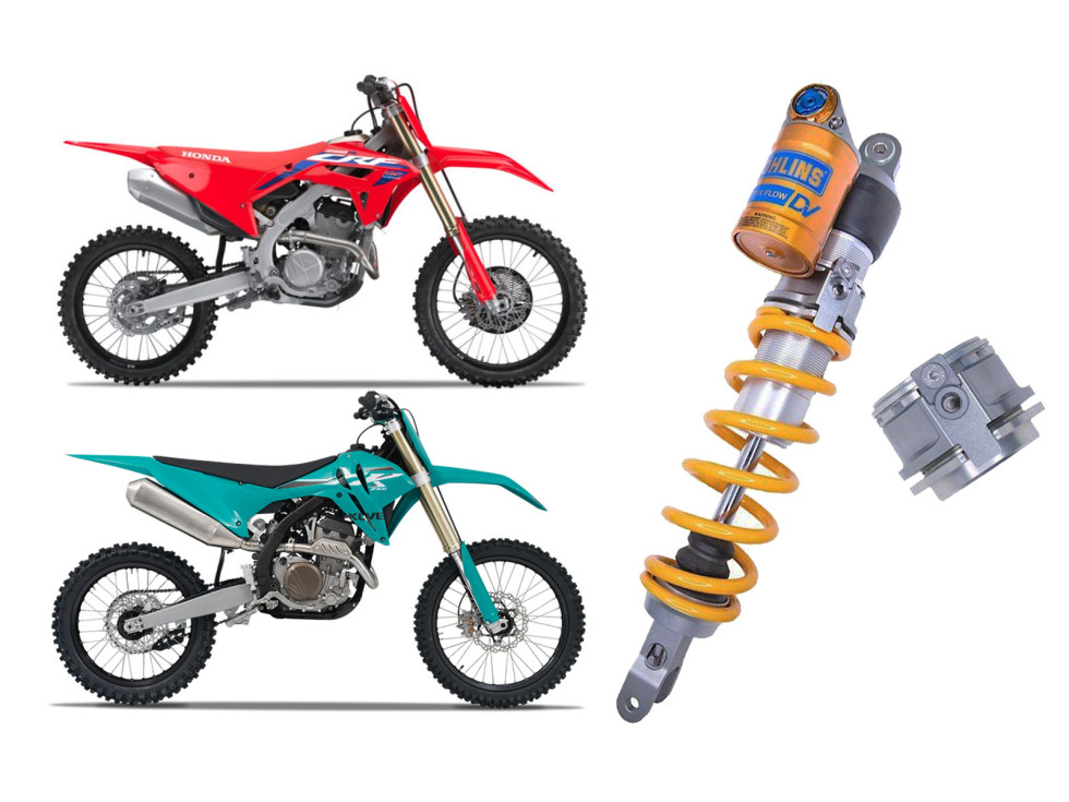 Αμορτισέρ της Öhlins για τα Kove MX250R και Honda CRF 250R από την eXtra Products