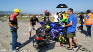 O Γιάννης Περιστεράς στο Yamaha R3 bLU cRU FIM European Cup 2020