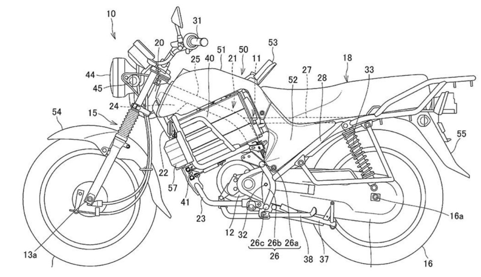 Honda – Σχέδια πατέντας για νέα ηλεκτρική μοτοσυκλέτα