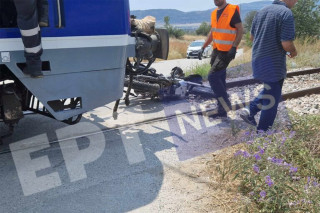 Βόλος - Νεκρός μοτοσυκλετιστής μετά από σύγκρουση με τρένο
