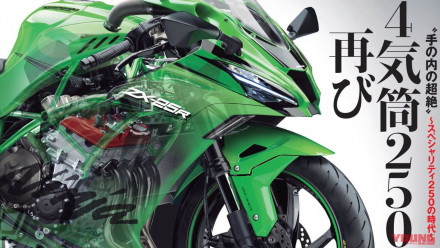 H Kawasaki σχεδιάζει τετρακύλινδρο 250 με 60 hp στις 20,000 rpm!