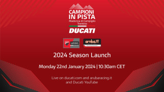Campioni in Pista 2024 - Δείτε ζωντανά την παρουσίαση των εργοστασιακών ομάδων Ducati