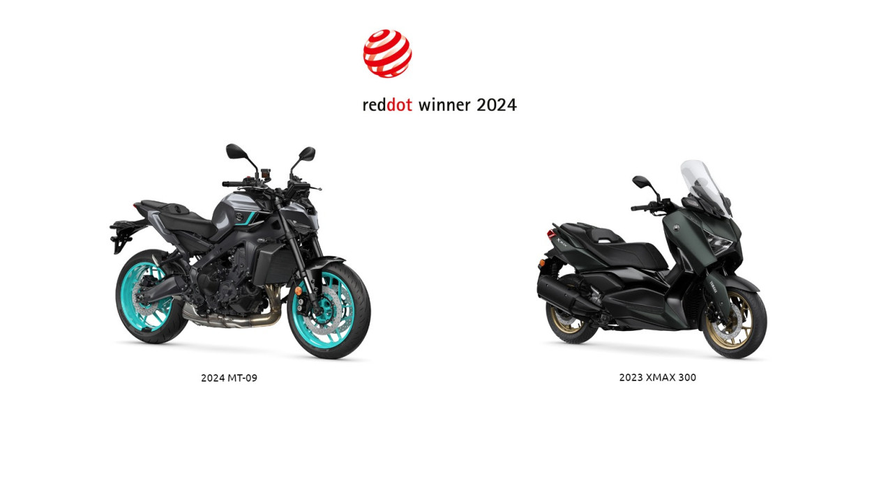 Τα Yamaha MT-09 και XMAX 300 πήραν βραβείο σχεδιασμού Red Dot