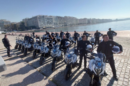 Δωρεά Μοτοσυκλετών CFMOTO από τον ΟΛΘ στην Ελληνική Αστυνομία