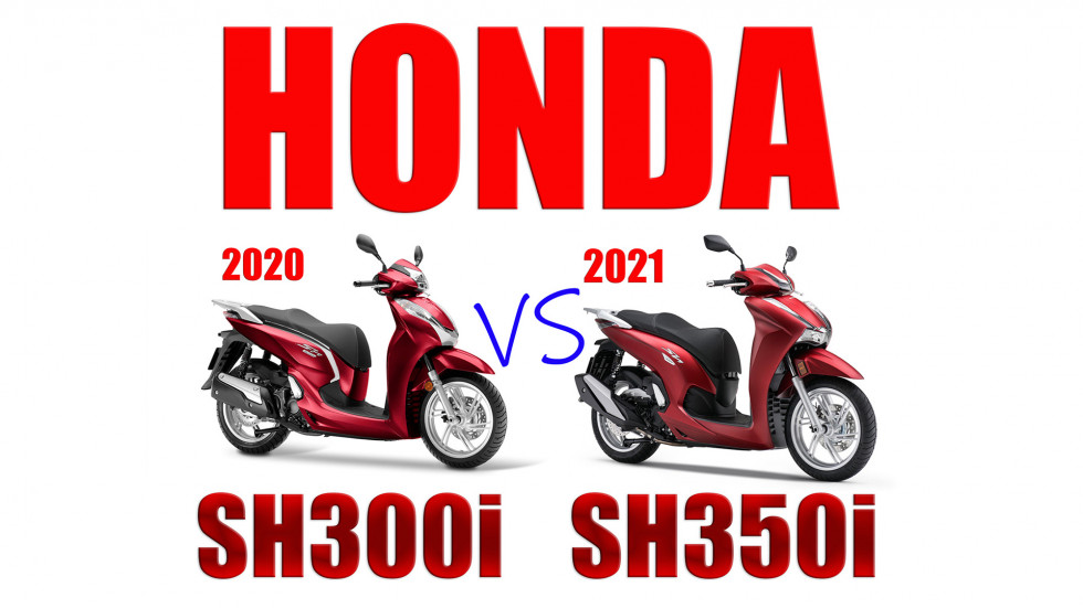 Συγκριτικό TEST επί χάρτου - Honda SH300i 2020 vs SH350i 2021
