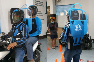 Φιλιππίνες – “Φορετή ασπίδα” για την προστασία από την Covid 19 στα moto – taxi