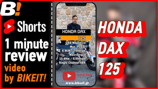 Honda DAX 125 First view - Short video