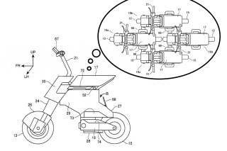 Honda - Νέα πατέντα για «ηλεκτρικό πατίνι» που συνδέεται σε... τετράδες!