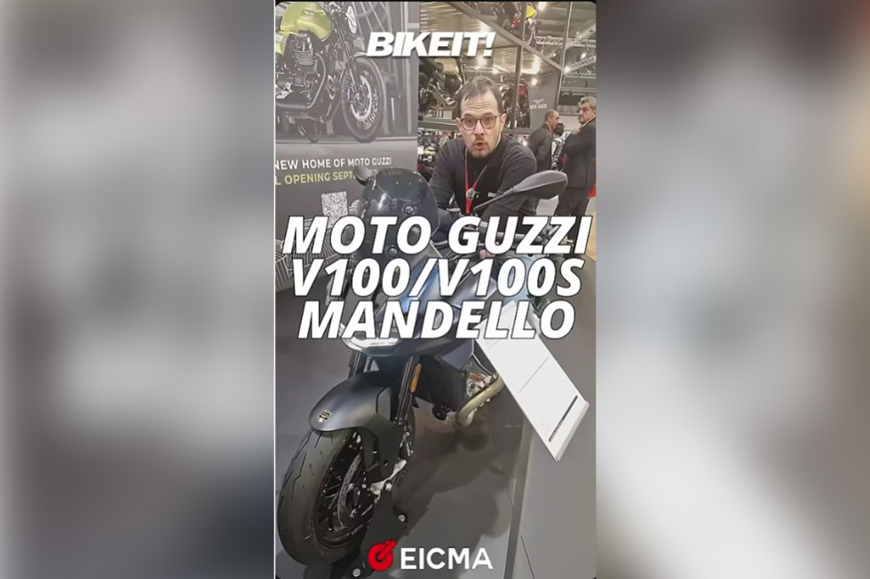 Short Video - Moto Guzzi V100 Mandello/V100 S Mandello 2026 - EICMA 2025