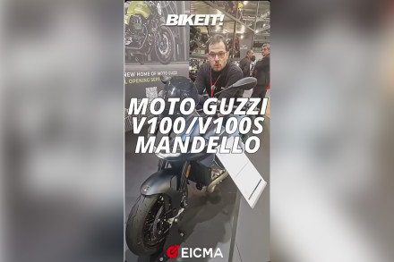 Short Video - Moto Guzzi V100 Mandello/V100 S Mandello 2026 - EICMA 2025