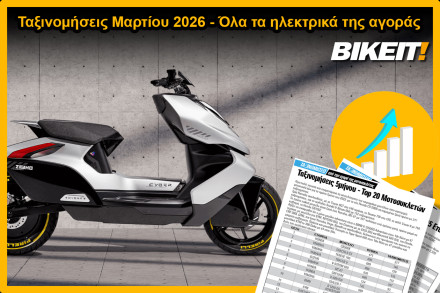 Ταξινομήσεις Μαρτίου 2026, ηλεκτροκίνητα – Όλα τα μοντέλα της αγοράς