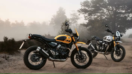 Triumph Scrambler 400 XC 2025 - Επίσημο ντεμπούτο στην Ινδία