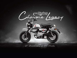 Honda Monkey Chrome Legacy - Ειδική έκδοση για τα 60 χρόνια της Honda στην Ταϊλάνδη