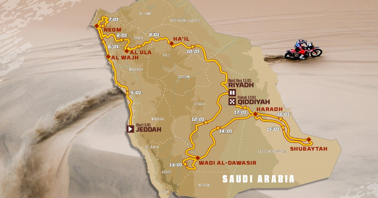 Rally Dakar 2020 - Η διαδρομή στη Σαουδική Αραβία, οι συμμετοχές, οι αλλαγές κανονισμών και το βίντεο
