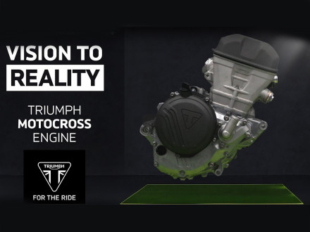 Triumph - Teaser video και για τον κινητήρα του motocross μοντέλου