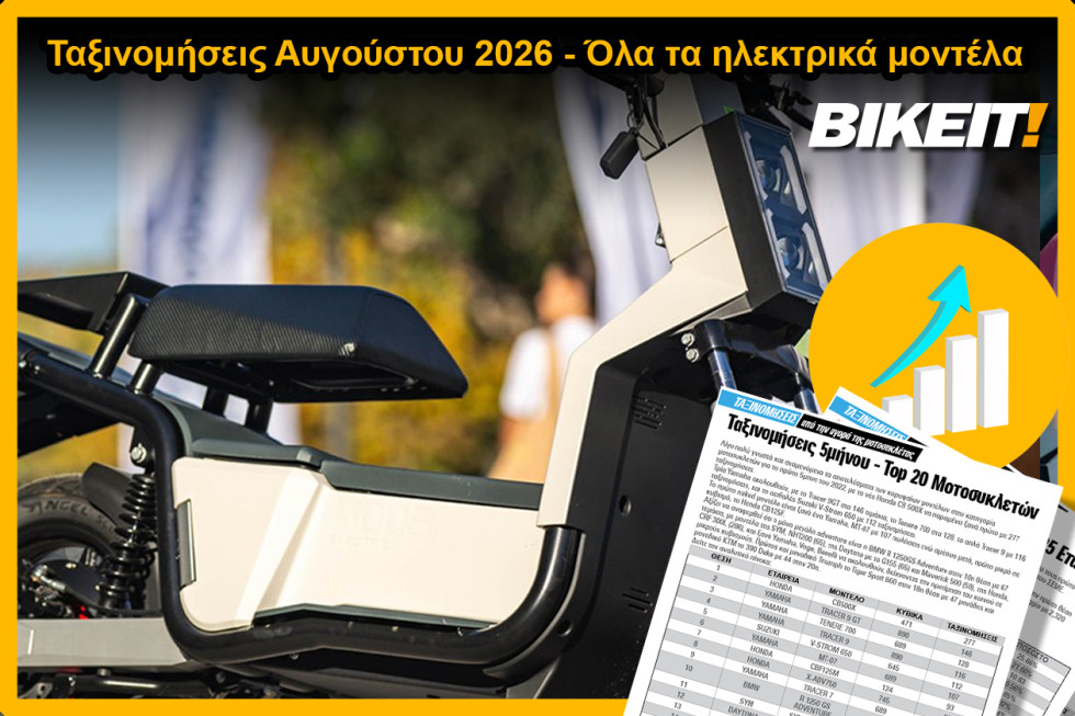 Ταξινομήσεις Αυγούστου 2026, ηλεκτρικά – Όλα τα μοντέλα της αγοράς