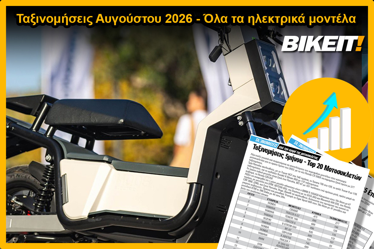 Ταξινομήσεις Αυγούστου 2026, ηλεκτρικά – Όλα τα μοντέλα της αγοράς