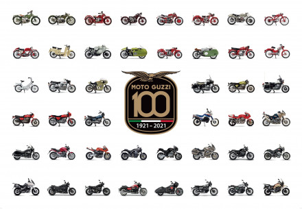 Moto Guzzi - Αναμνηστικά προϊόντα για τα 100 χρόνια της
