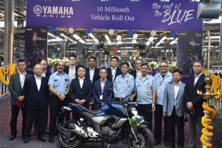 Yamaha - Γιόρτασε την παραγωγή 10 εκατομμυρίων μοτοσυκλετών στην Ινδία