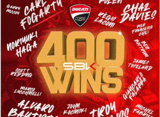 Ducati – Ιστορικό ορόσημο με 400 νίκες WorldSBK
