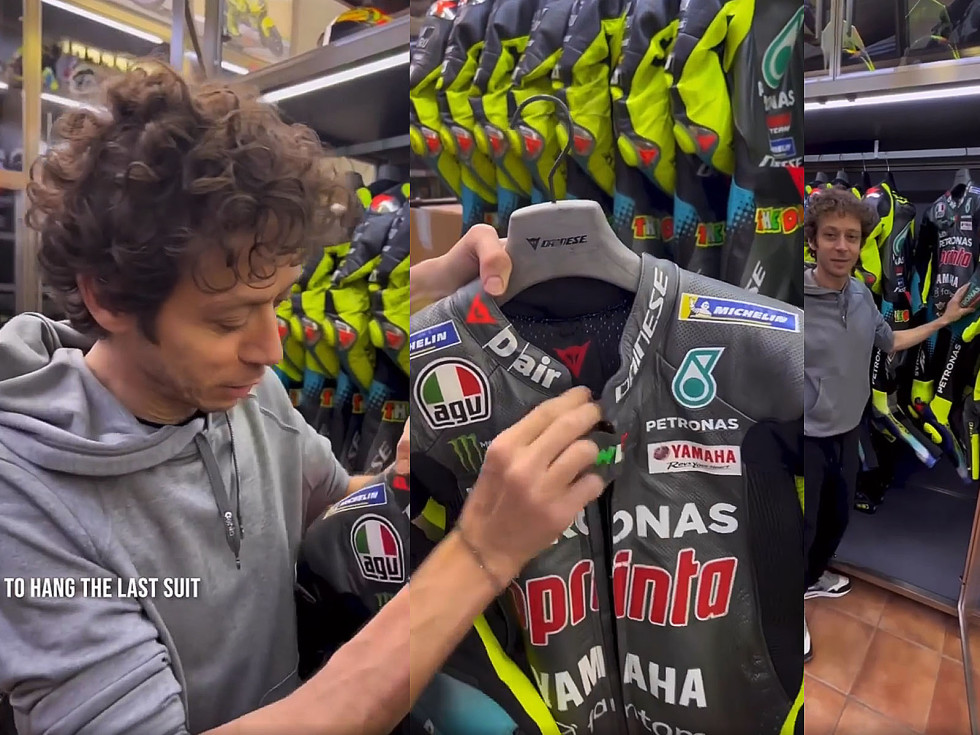 Valentino Rossi – Κρέμασε και την τελευταία του αγωνιστική φόρμα