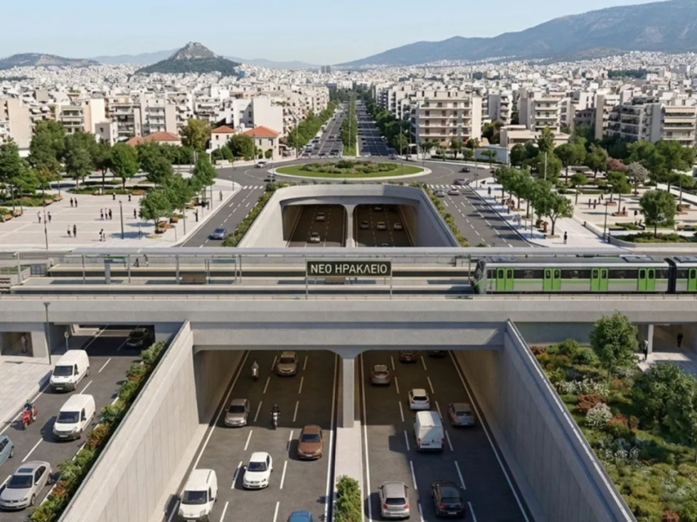 Νέο τούνελ στο Ηράκλειο Αττικής - Υπογειοποιούνται Κηφισίας και Μελίνας Μερκούρη