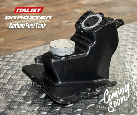 Italjet – Νέο carbon ρεζερβουάρ για τα μοντέλα dragster