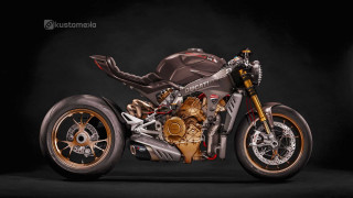 Ducati StreetFighter V4  Retro Mod by Kustomeka