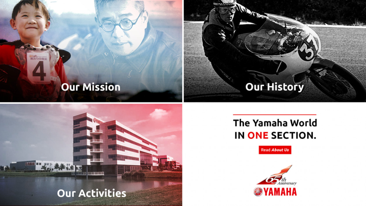 Yamaha – 65 χρόνια Καινοτομίας, Πάθους και Έμπνευσης