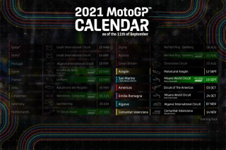 MotoGP - Δείτε το τελικό ημερολόγιο αγώνων 2021