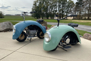 Volkspod - Ένα custom… VW Beetle μοτοσυκλετάκι!