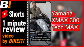 BIKEIT Shorts Review – Yamaha XMAX 300 Tech Max 2025