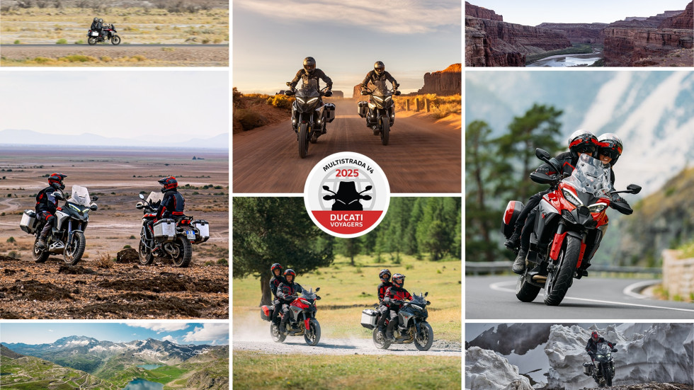 Multistrada V4 Voyagers 2025 - Διεθνής ταξιδιάρικος διαγωνισμός