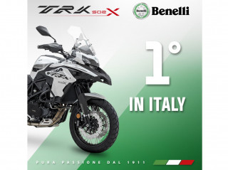 Benelli TRK502/X – Πρώτη θέση στην ιταλική αγορά!
