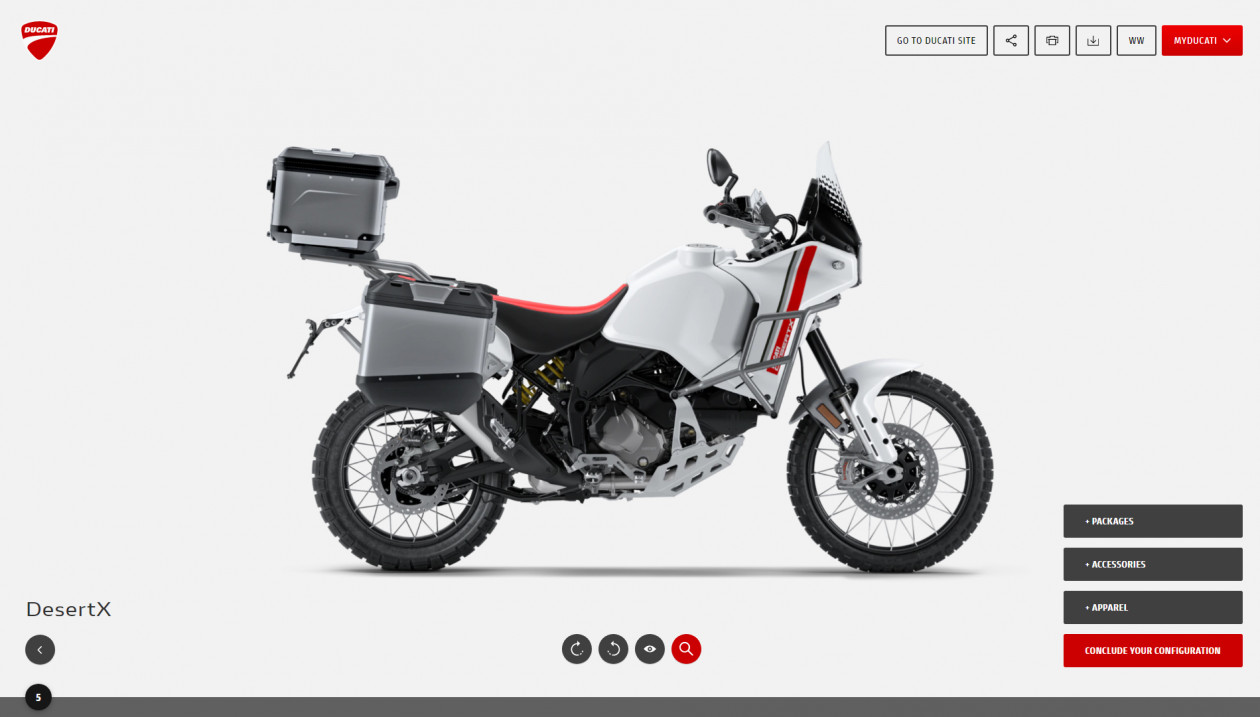 Ducati DesertX - Τα επίσημα αξεσουάρ