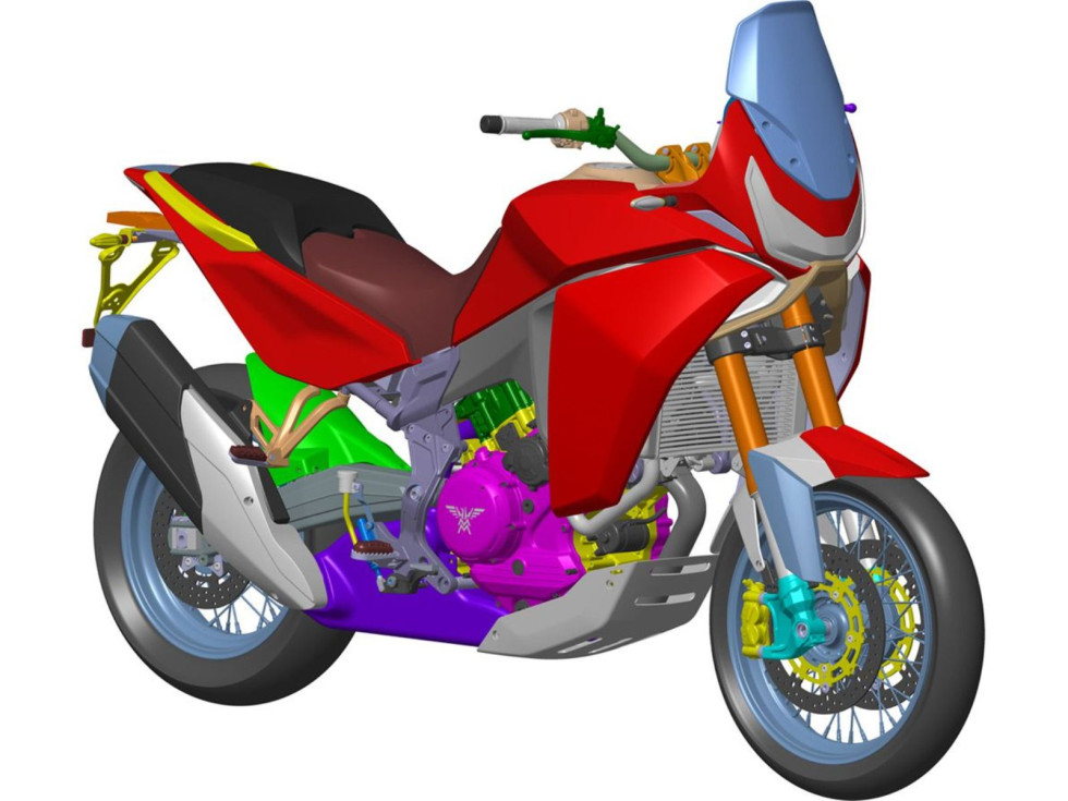 Καινούρια adventure μοτοσυκλέτα, V-twin, 1187cc ετοιμάζει η Moto Morini