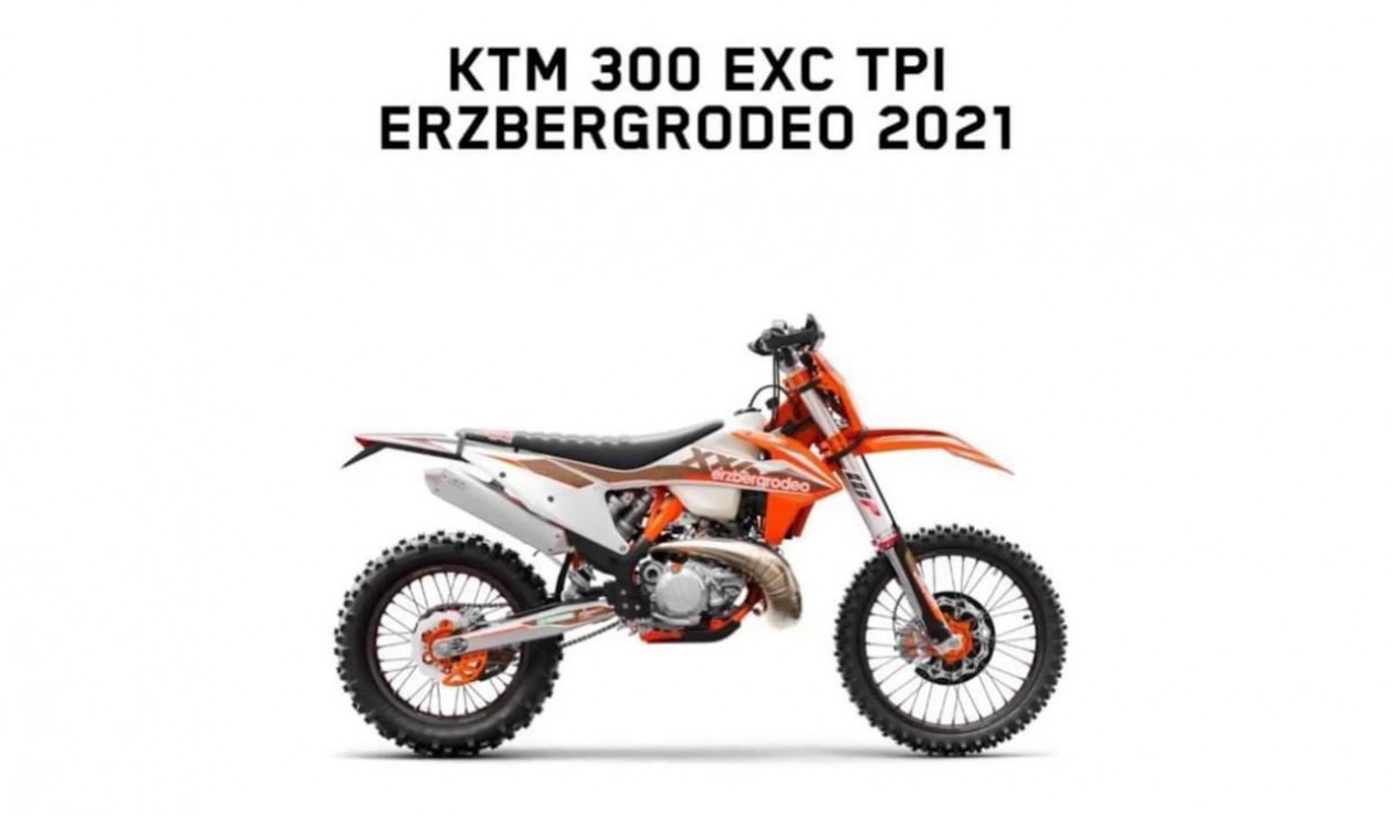 KTM 300 EXC TPI ErzbergRodeo 2021 - Επίσημη αποκάλυψη στις 16/6/2020 - Πρώτη φωτογραφία και βίντεο