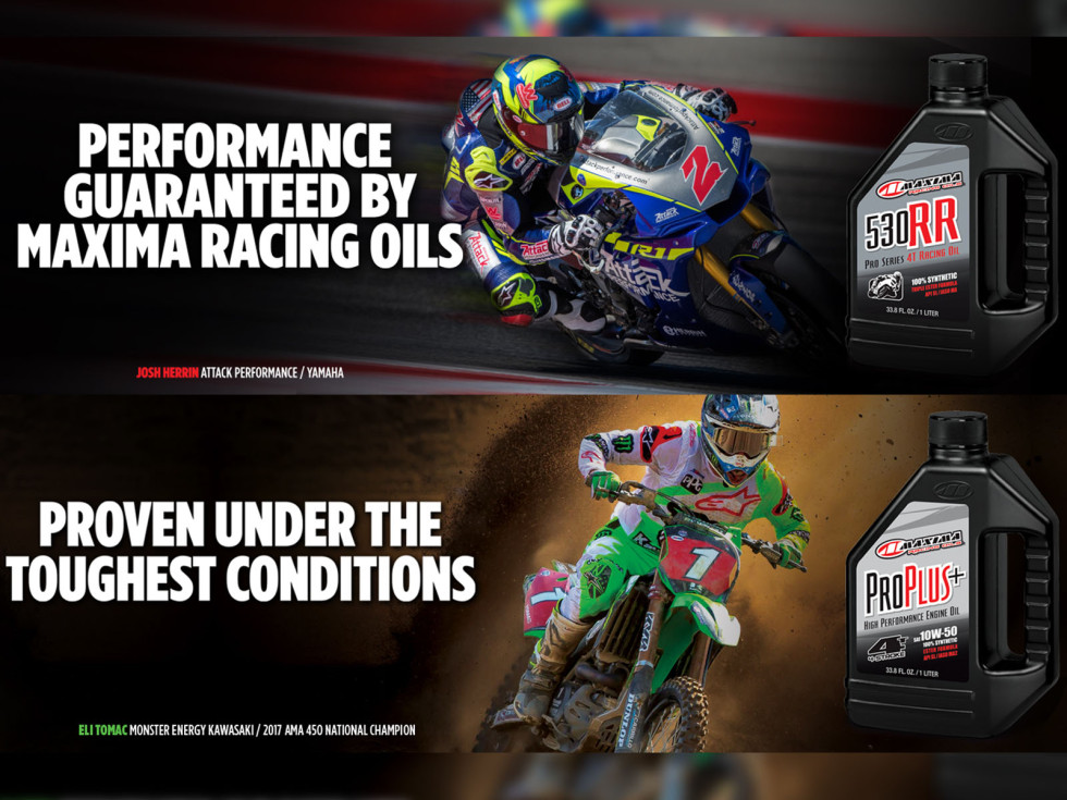 Maxima Racing Oils - Για κάθε ανάγκη της μοτοσυκλέτας
