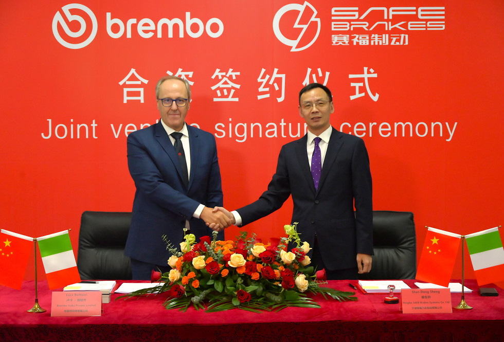Brembo – Συμφωνία συνεργασίας με την κινεζική NINGBO για την ινδική αγορά